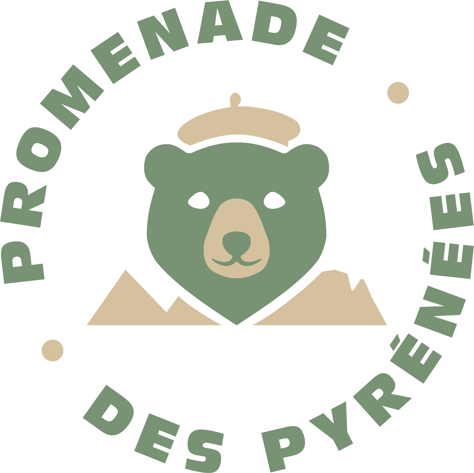 promenade des pyrénées - logo - charte graphique - agence fluo